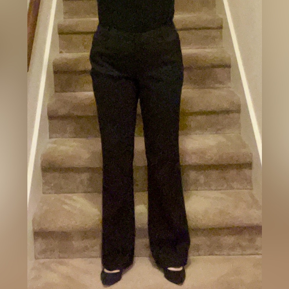 Banana Republic Black Boot Cut Flare Pants (Martin Fit)